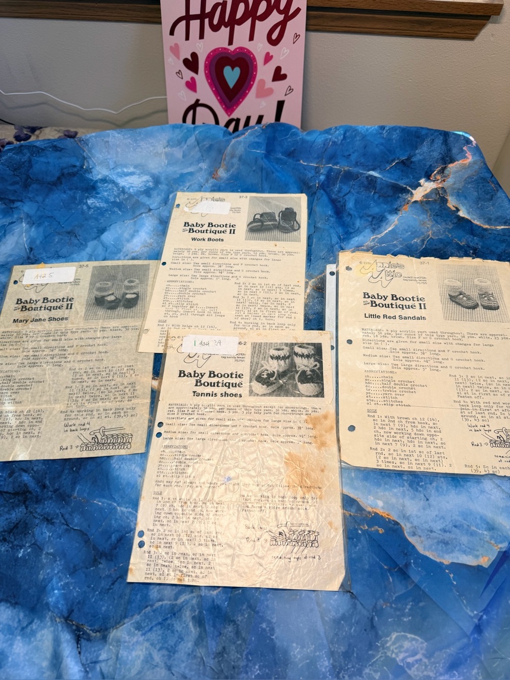 Original Annie’s Attic baby Bootie patterns